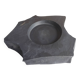 Large brutalist slate catchall from Trélazé, 1970s.
