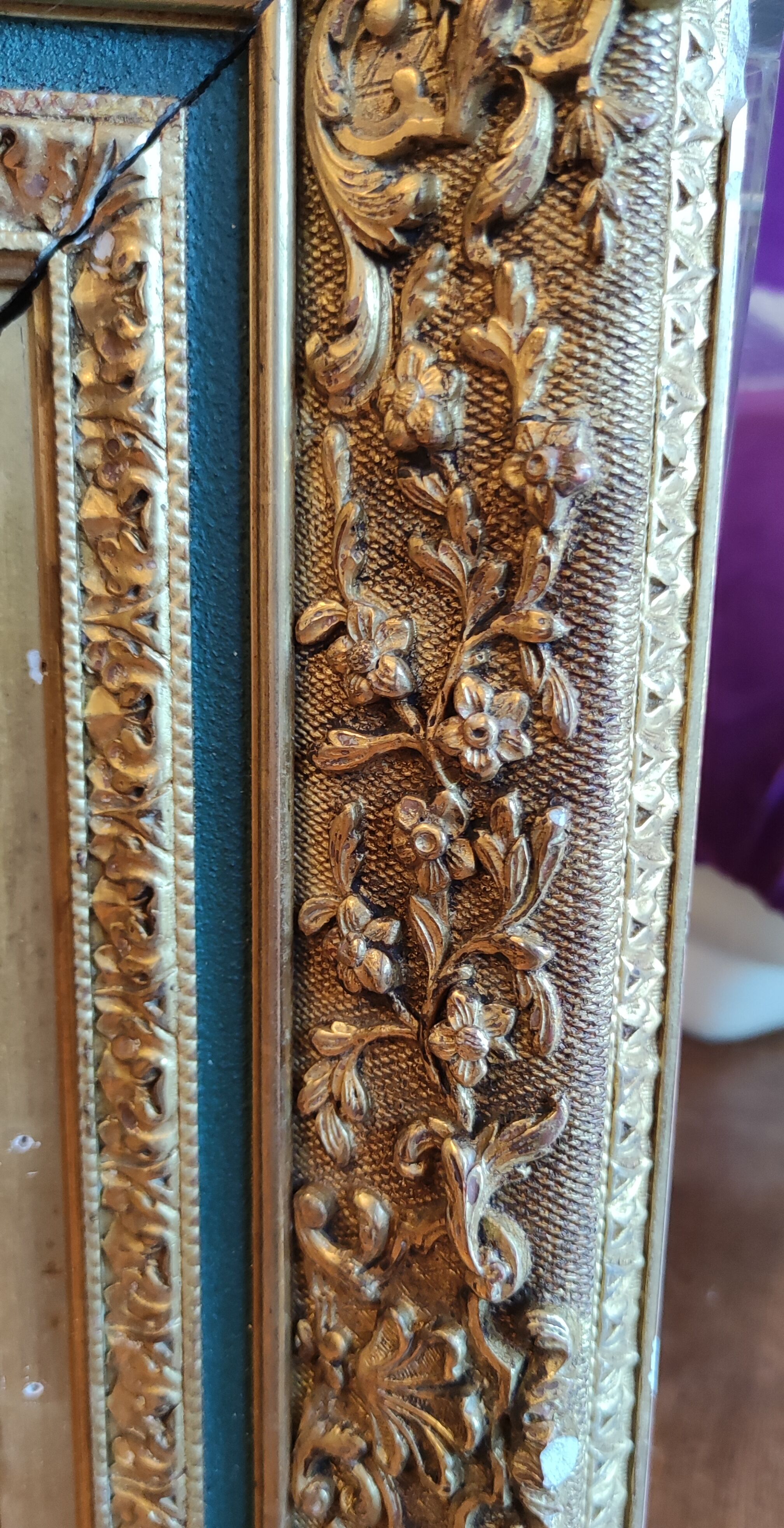 Old gilded frame/19th century