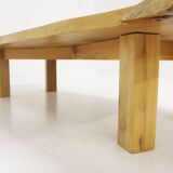 Scandinavian elm coffee table, Sweden, 1970