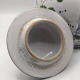 Mediterranean ceramic pitcher with hand-painted floral motif decoration, Italy