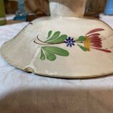 Grigny Terracotta Flowered Compote Dish