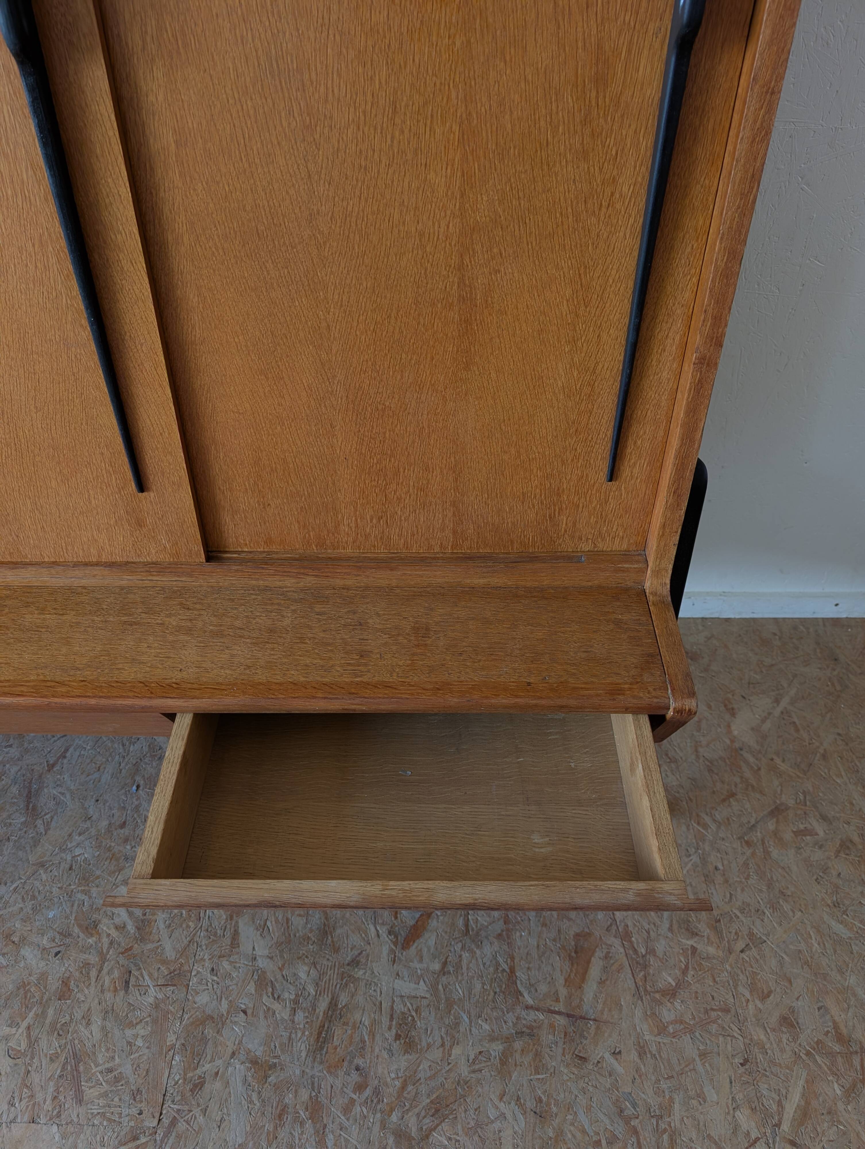 High oak sideboard by Gérard Guermonprez, 1950s/1960s