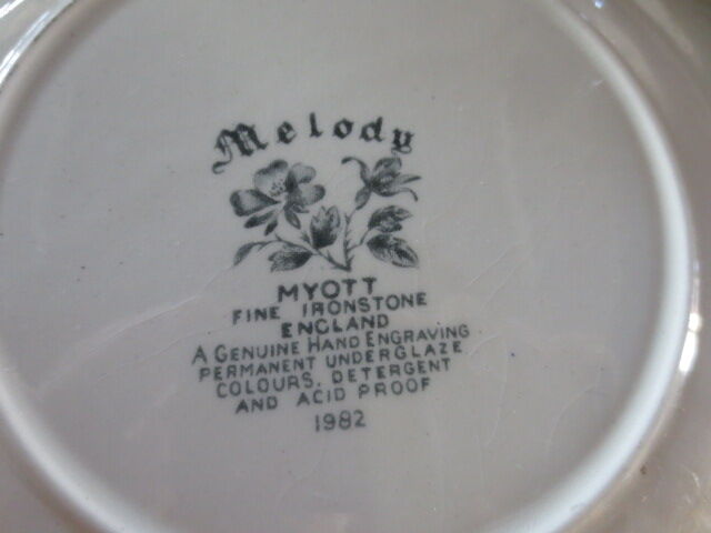 Pink English China plates