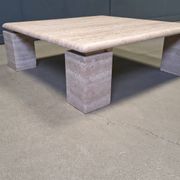 Travertine coffee table 1970s, Italy
