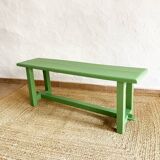 Old solid wood bench