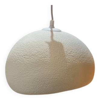 Minimalist Japanese wabi sabi cloud pendant light in white - d30 cm