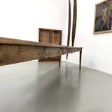 Large XXL Farm Table in Pine – Tapered Legs – L367 cm