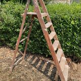 Old oak painter's stepladder