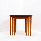 Nesting tables in teak mid-century modern - 1960s