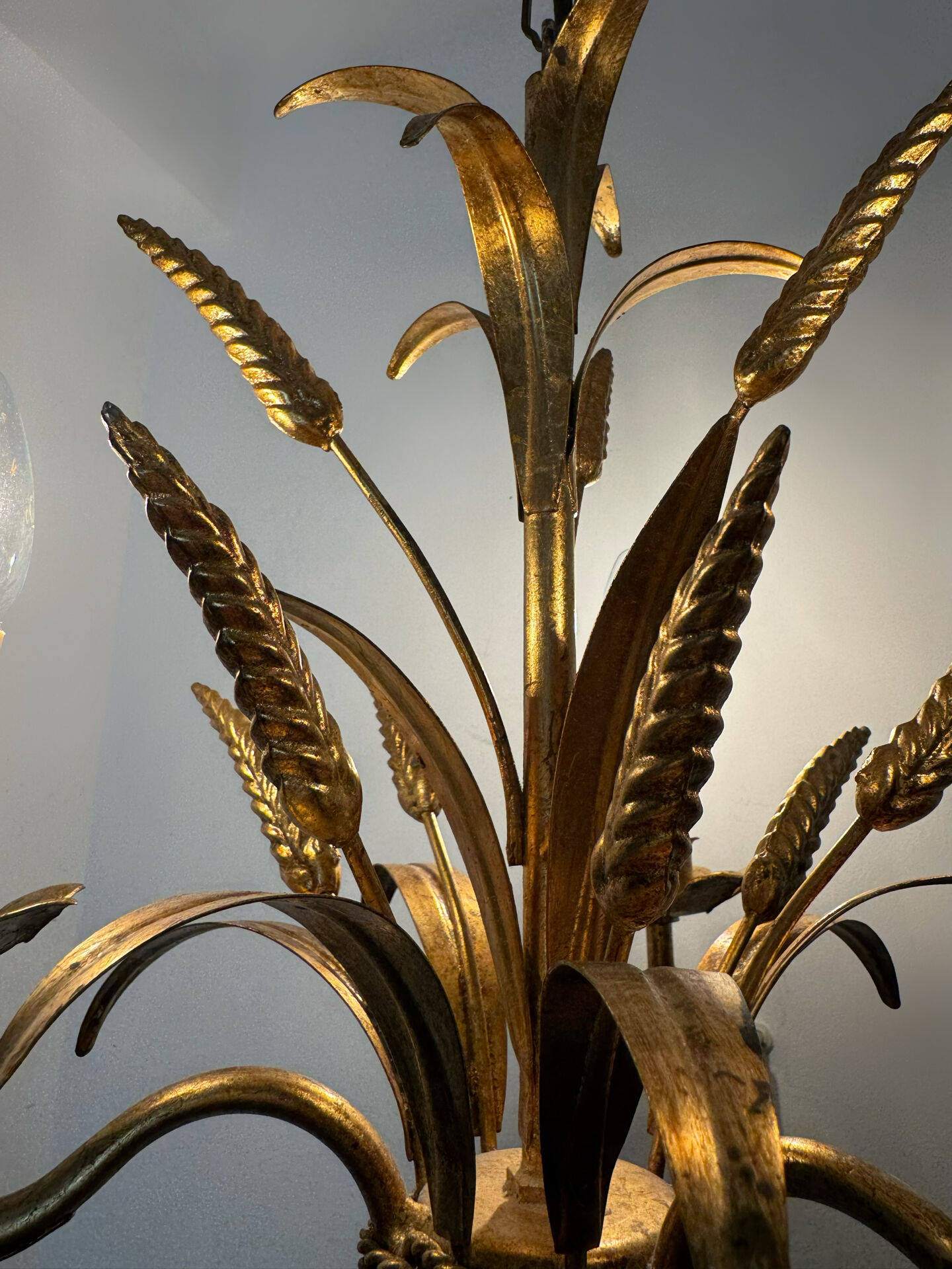 Golden wheat ear lustre Hans KOGL 1970s