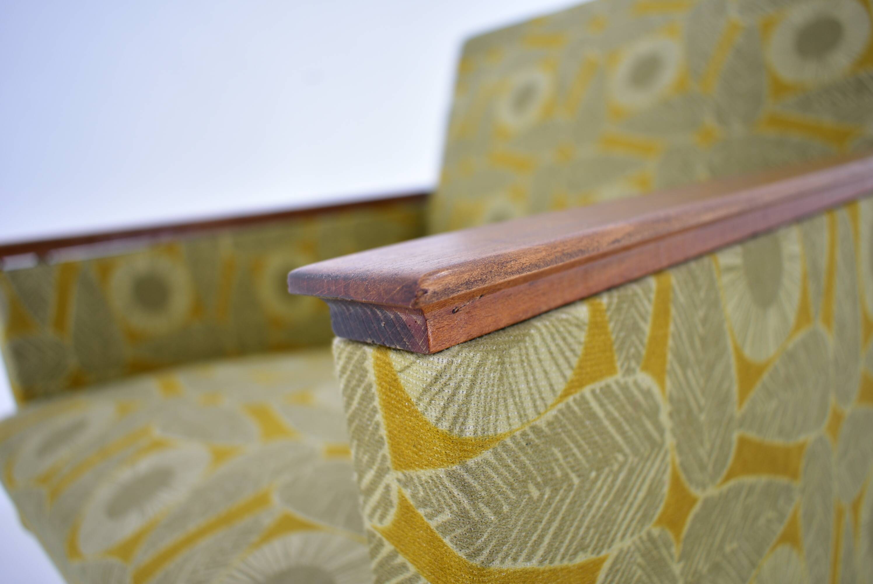 Mid-century armchair, Czechoslovakia, 1970s.