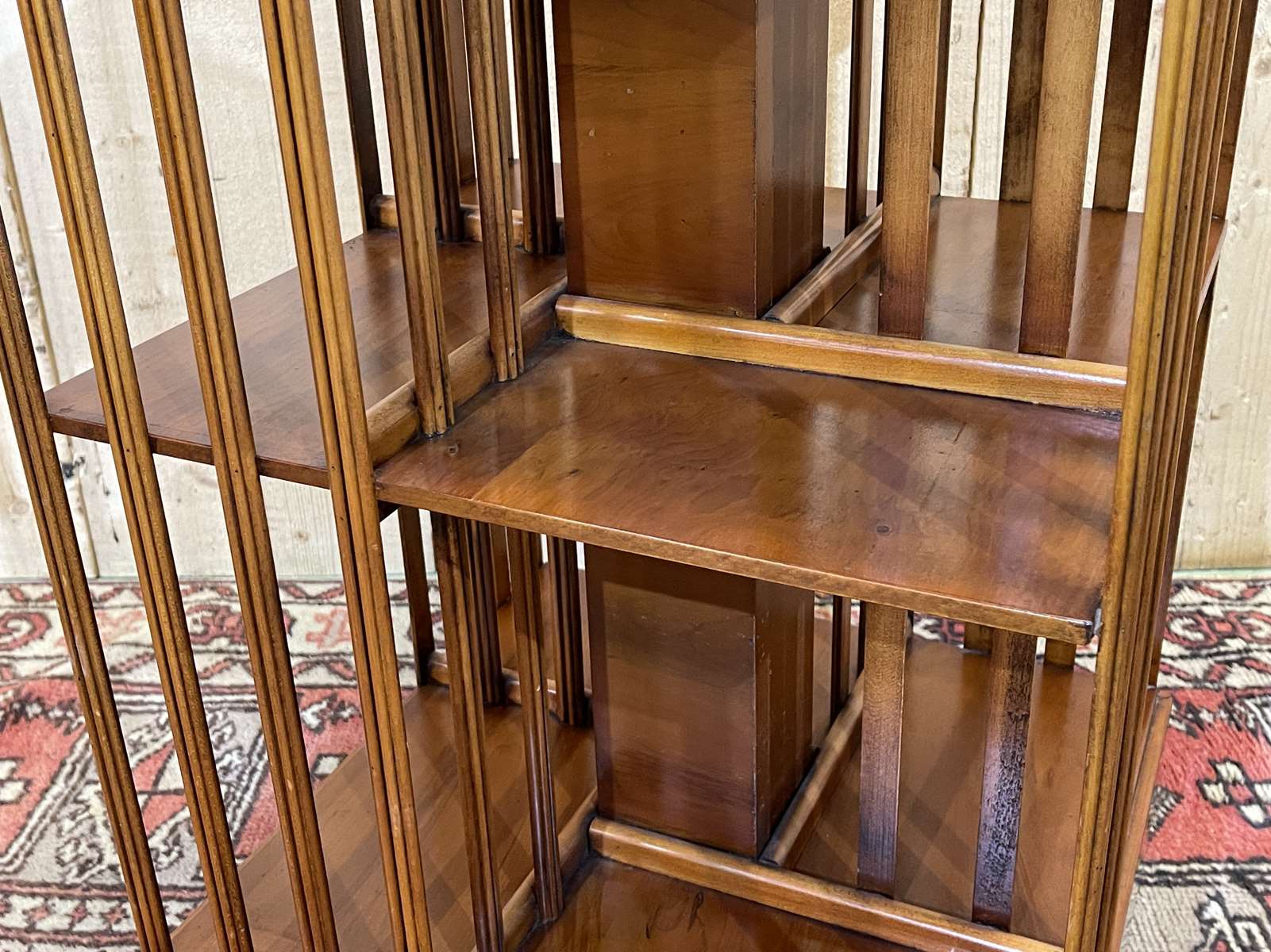 English yew swivel library from the 1950s