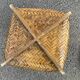 Basket with lided bamboo from Asia
