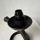 Brutalist metal lamp from the 50s