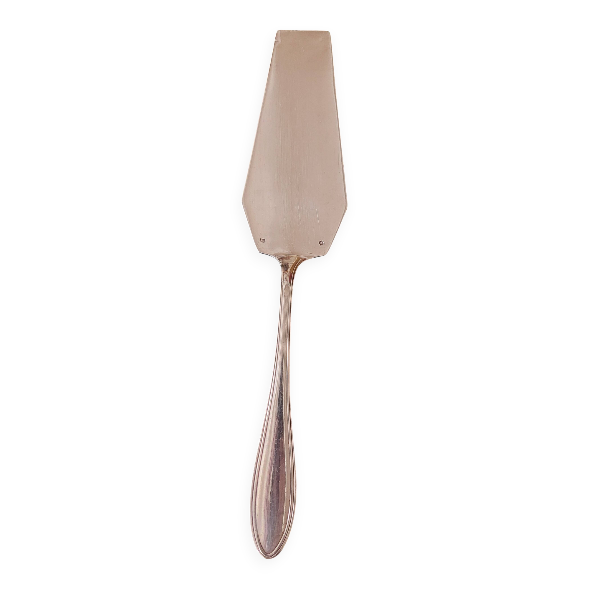 Silver-plated metal pie server, 3g, hallmark to be determined