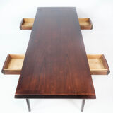 Coffee table in teak with drawers, of Danish design from the 1960s