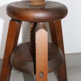 Tripod wood screw stool 1950