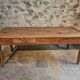 Old oak farmhouse table, dining table, Auvergne, circa 1750–1800