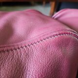 Canapé d'angle modulable Socrates en cuir bordeaux par Poltrona Frau, 1970