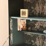Vintage secretary blue oil