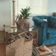 Door vintage rattan magazine