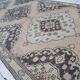 Vintage Turkish hallway rug 106x379 cm