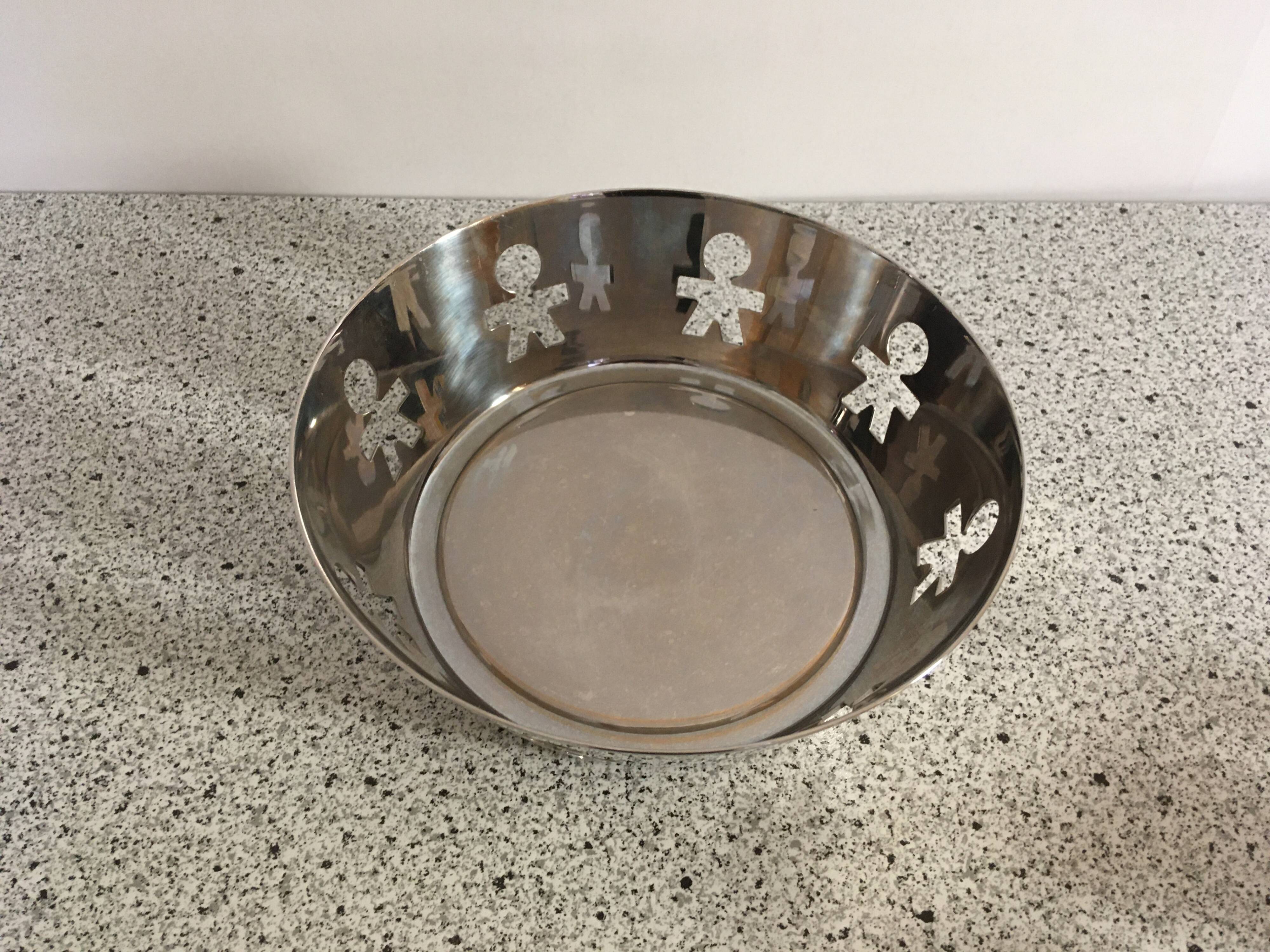 Alessi Girotondo Bread Basket Bowl