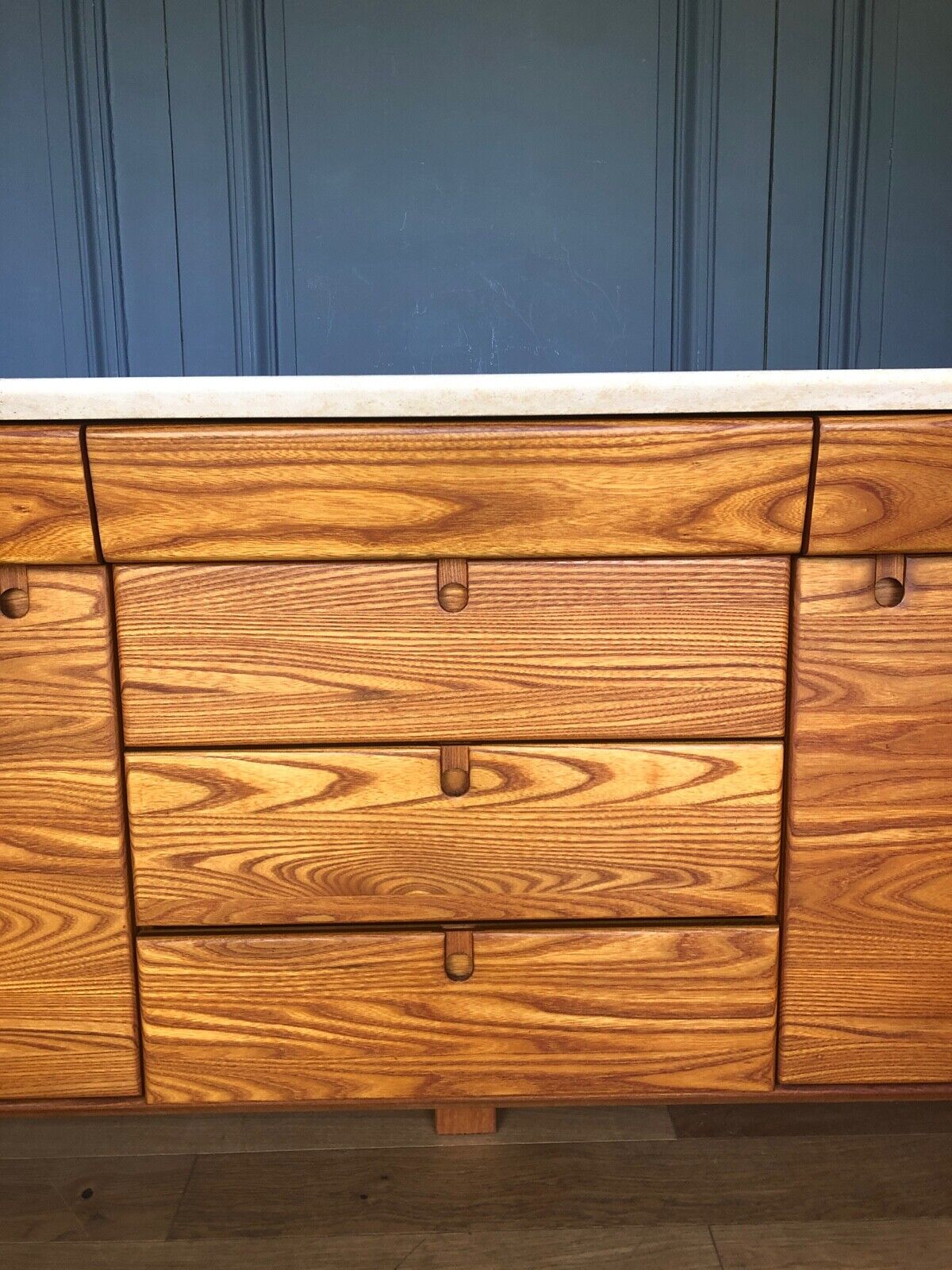 Sideboard seltz casaligne 3 drawers 2 doors granite casa