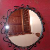 Wrought iron mirror