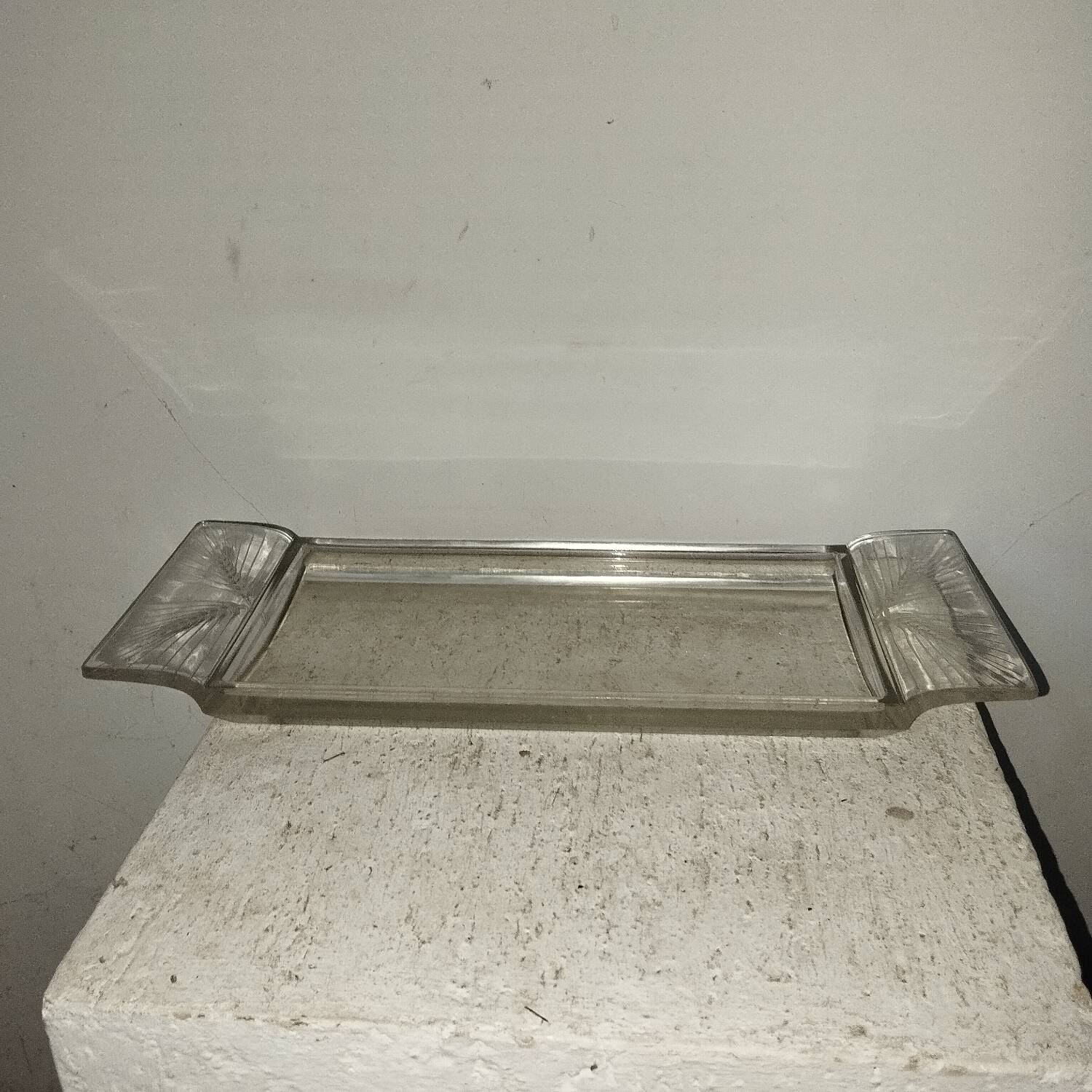 Lalique Arras Wheat Ear Tray Coupe Dish