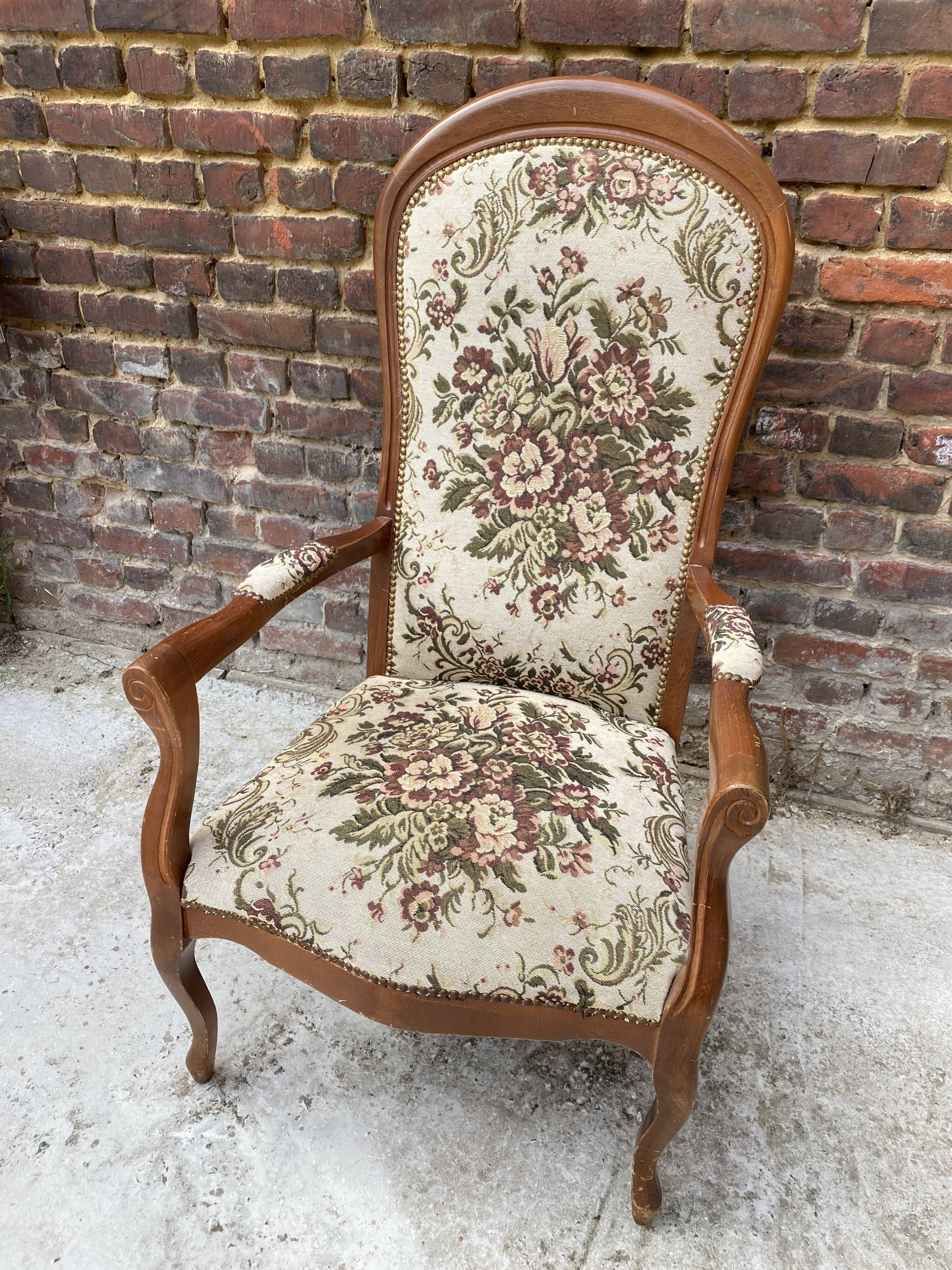 Voltaire style armchair