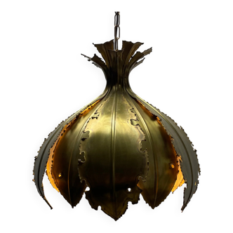 Butterfly pendant lamp in copper by Svend Aage Holm Sørensen 1960