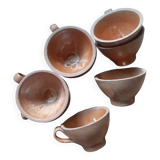 Vintage Stoneware Coffee Mugs