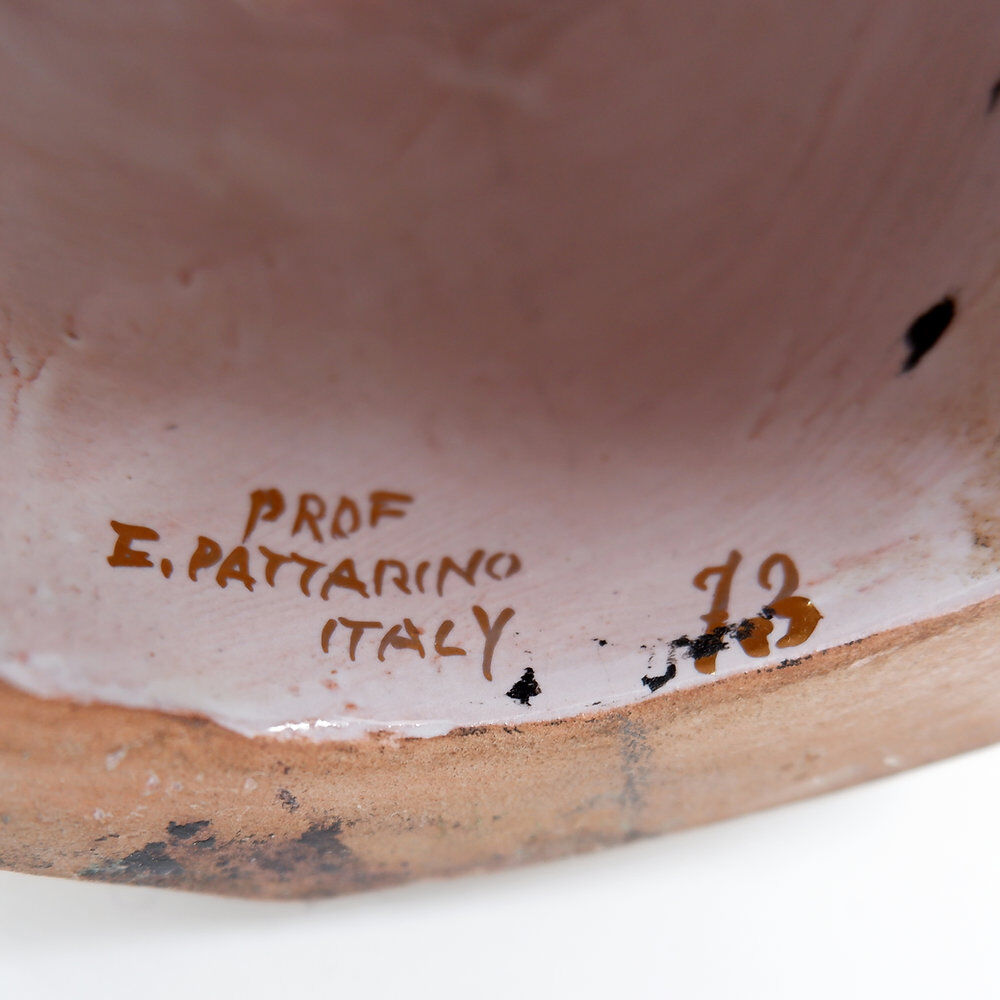 Polychrome faience "Assumption of Mary" by Eugenio Pattarino