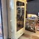 Armoire peinte Style Louis XVI-Directoire , 1 porte vitrée