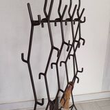 Brutalist fireplace mantel