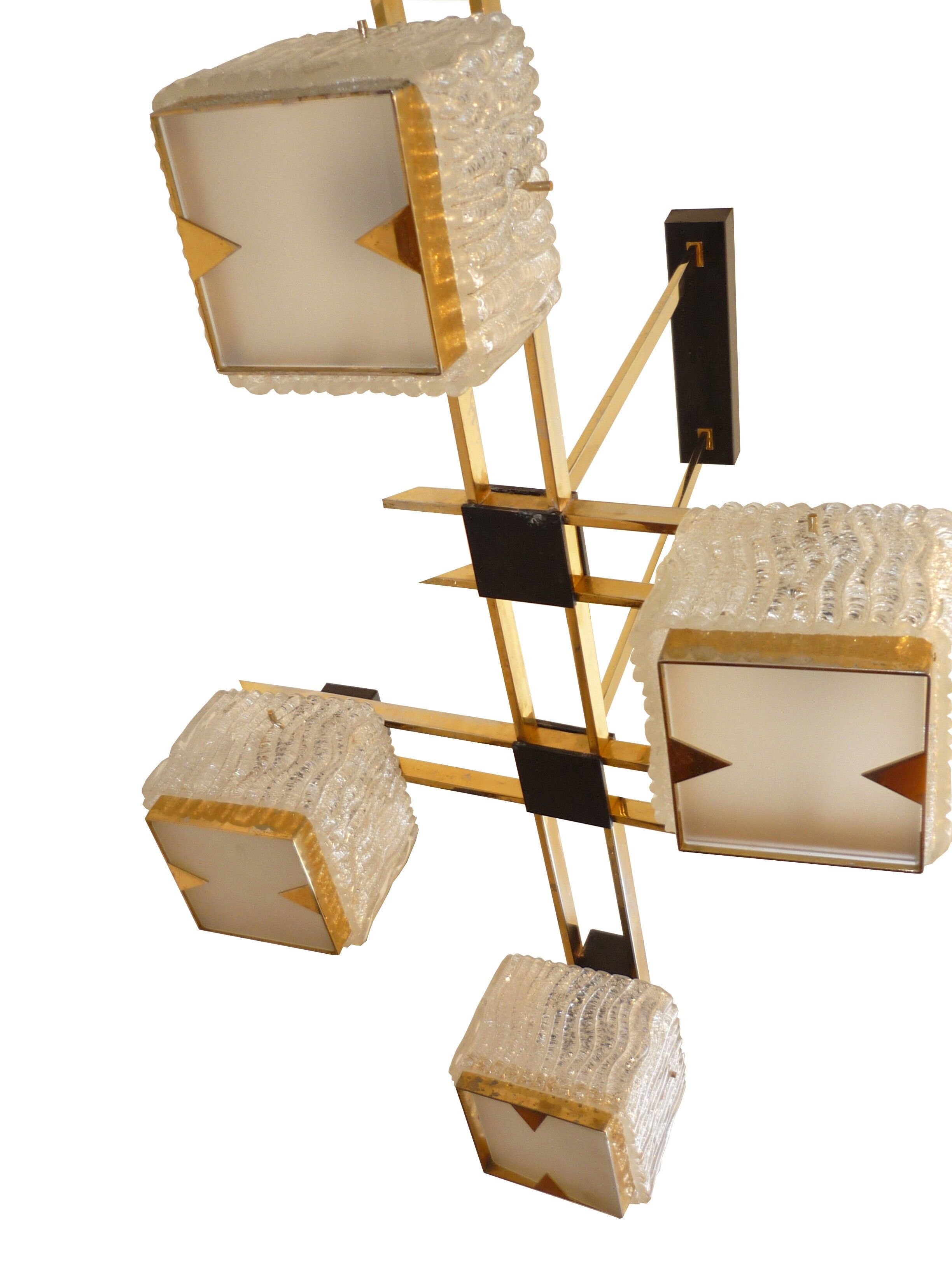 Chandelier by Maison Arlus, 1960s