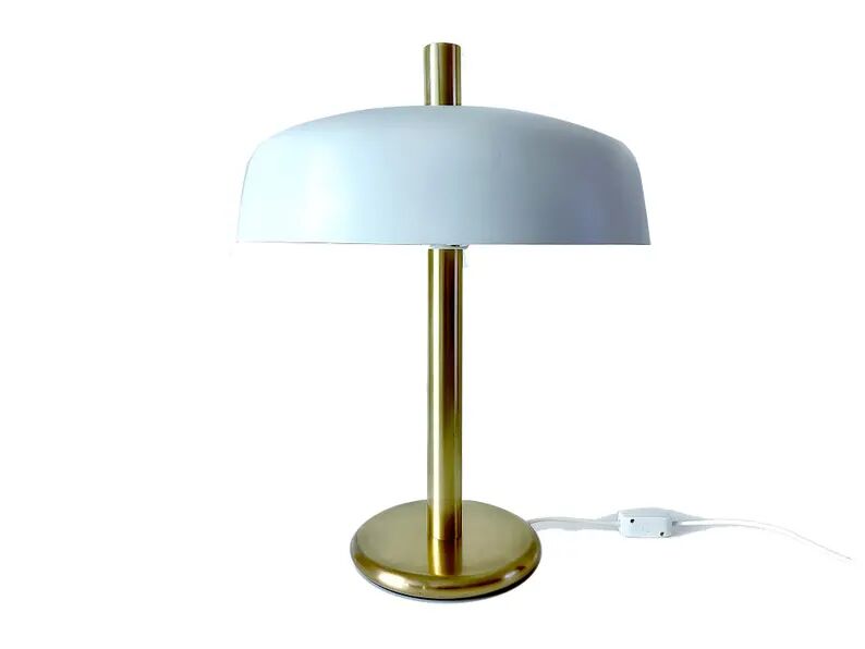 Large Vintage Space Age Desk Lamp, Brass
