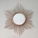 Miroir vintage en rotin 60x70cm