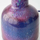 Mid-century modern table lamp by Jaap Ravelli, ceramic base and glass shade.