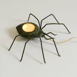 Beautiful Italian Mid Century Modern "Spider" wall lamp made of metal