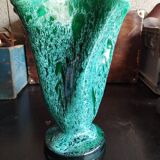 Vallauris ceramic vase signed Marius Giuge