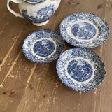 Teapot set and mill stream dish