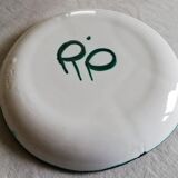 Set 6 compartment plates Robert Picault Vallauris