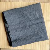 Antique hemp tablecloth / gray