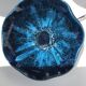 3 Vallauris Cups deep blue wavy edge