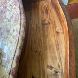 Louis XV chest of drawers with pink marble