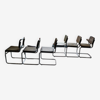 Suite de 6 chaises B32 CESCA