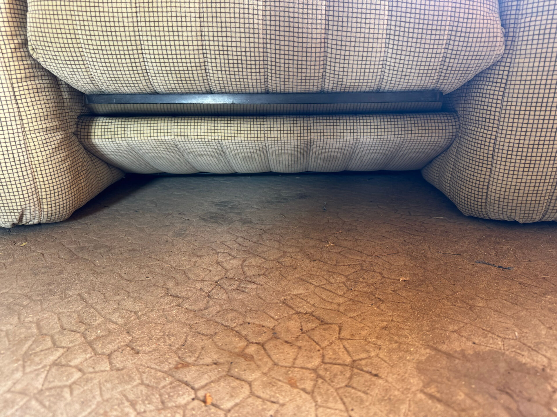 Rare salon vintage Ligne Roset – Made in France – Canapé & 2 fauteuils