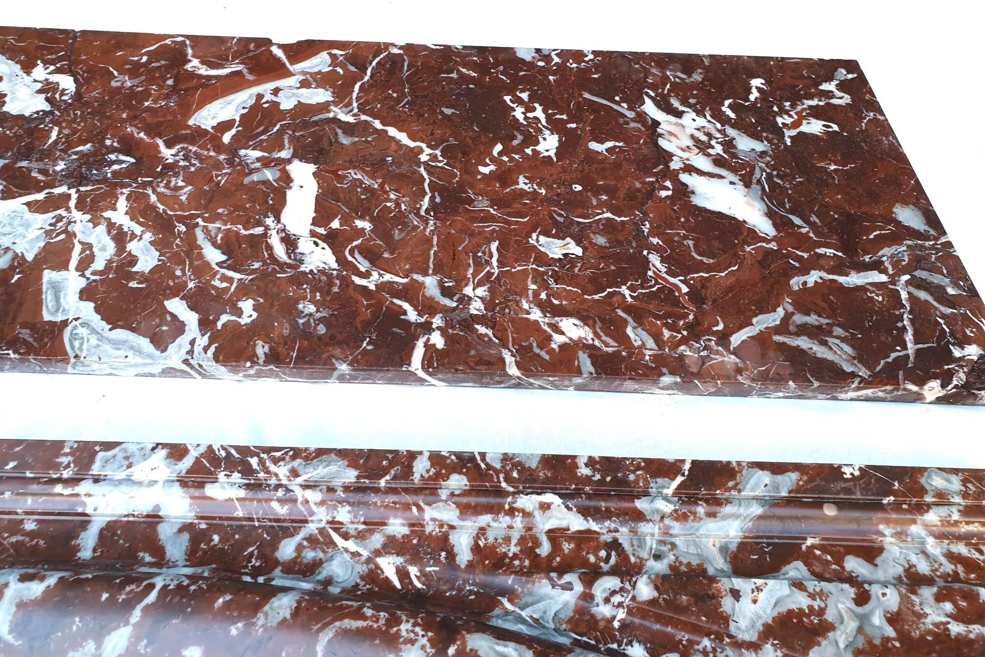 Louis XIV fireplace in Languedoc marble